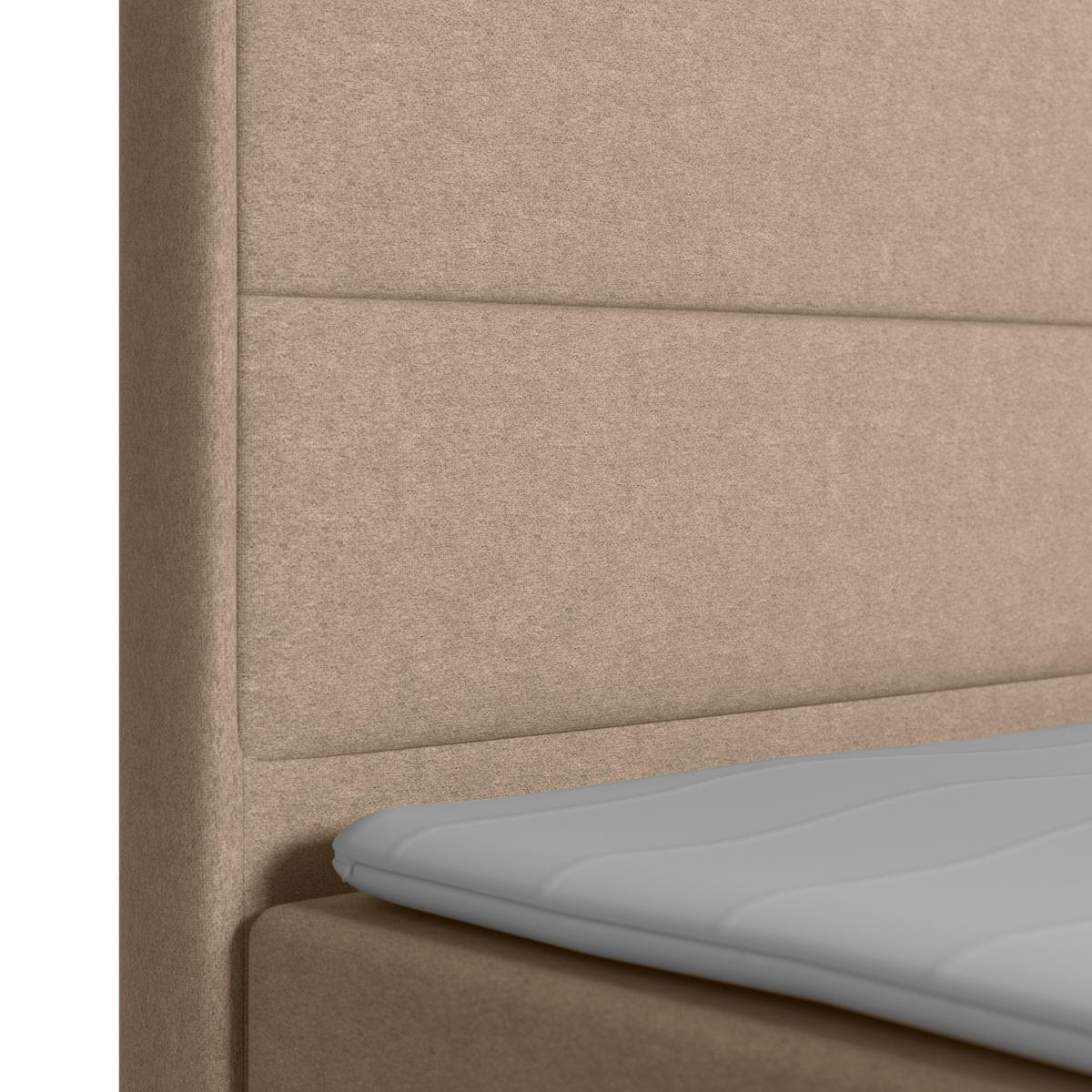 BOXSPRINGBETT 180/200 cm  in Naturfarben  - Schwarz/Naturfarben, Modern, Karton/Holz (180/200cm) - MID.YOU