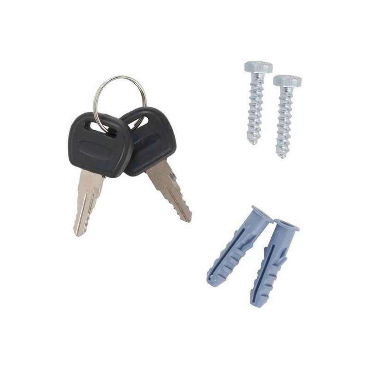 TRESOR - Anthrazit, KONVENTIONELL, Metall (31/17/28cm) - ROTTNER