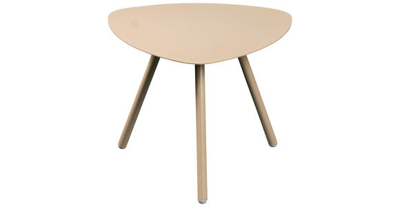 BEISTELLTISCH Creme  - Creme, Design, Metall (50/50/40cm) - Xora