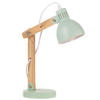 TISCHLEUCHTE 23/38 cm   - Weiß/Grün, Basics, Holz/Kunststoff (23/38cm)