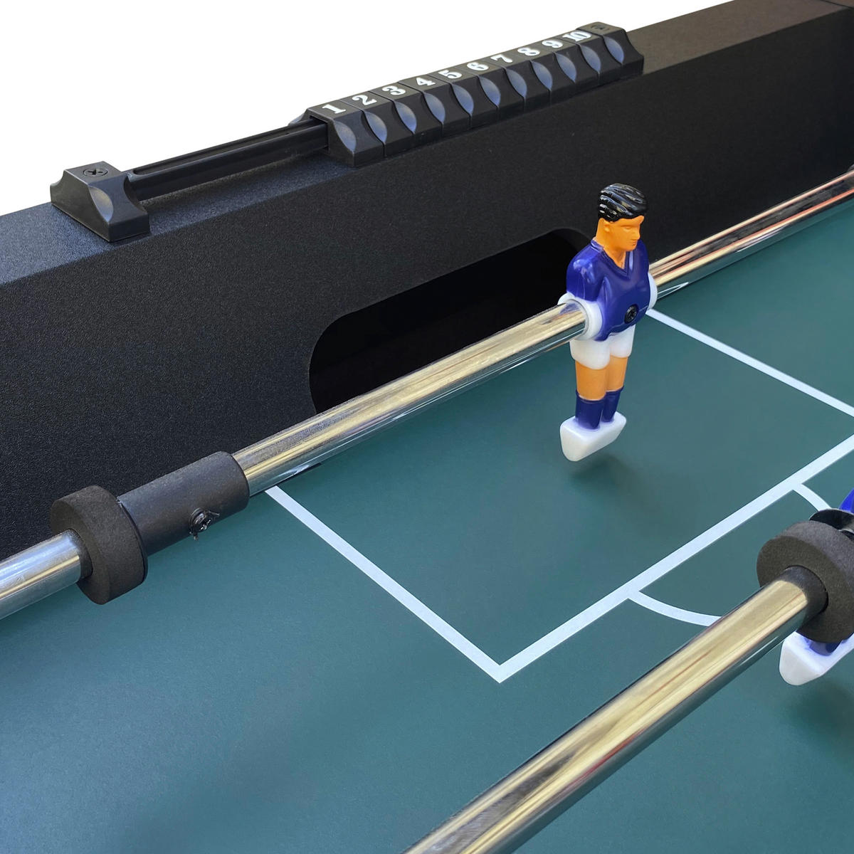SCORPION KICK TS FUßBALLTISCH - Schwarz, KONVENTIONELL, Holz (61/81/122cm) - Ambia Garden