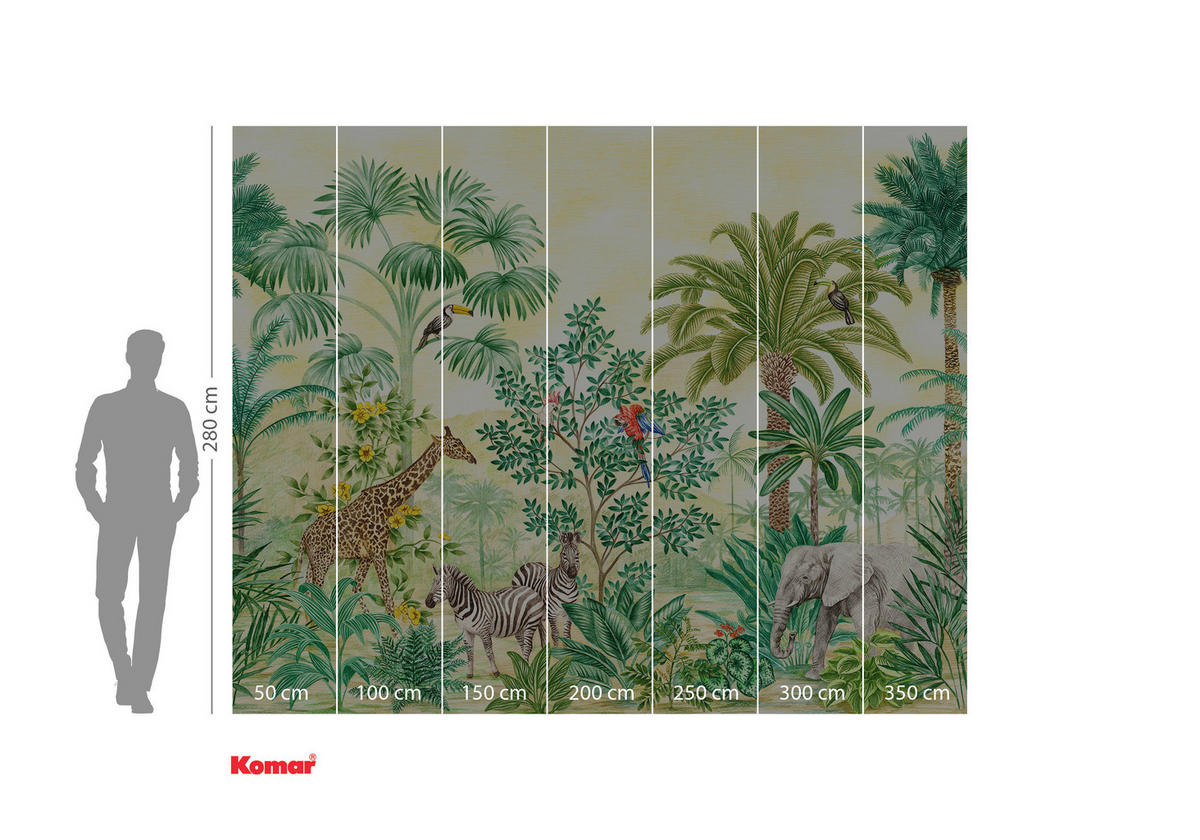 FOTOTAPET 300/280 cm  - multicolor, Trend, papper (300/280cm)