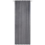 FERTIGVORHANG halbtransparent  - Anthrazit, KONVENTIONELL, Textil (140/245cm) - Esposa