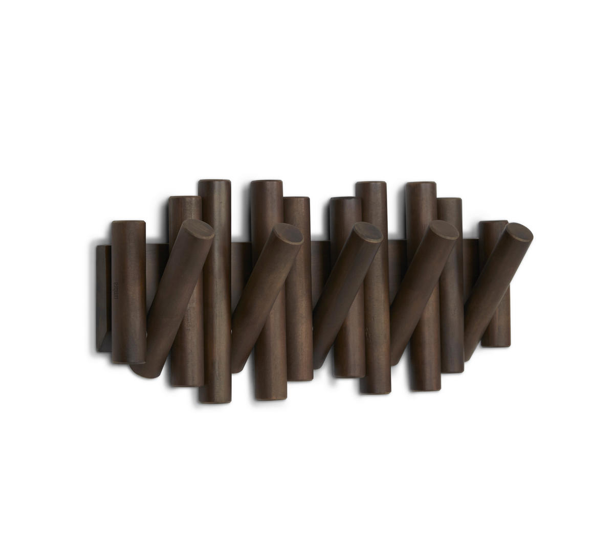 WANDGARDEROBE  in Kiefer Walnussfarben  - Walnussfarben, Basics, Holz (38/17/4cm) - Umbra