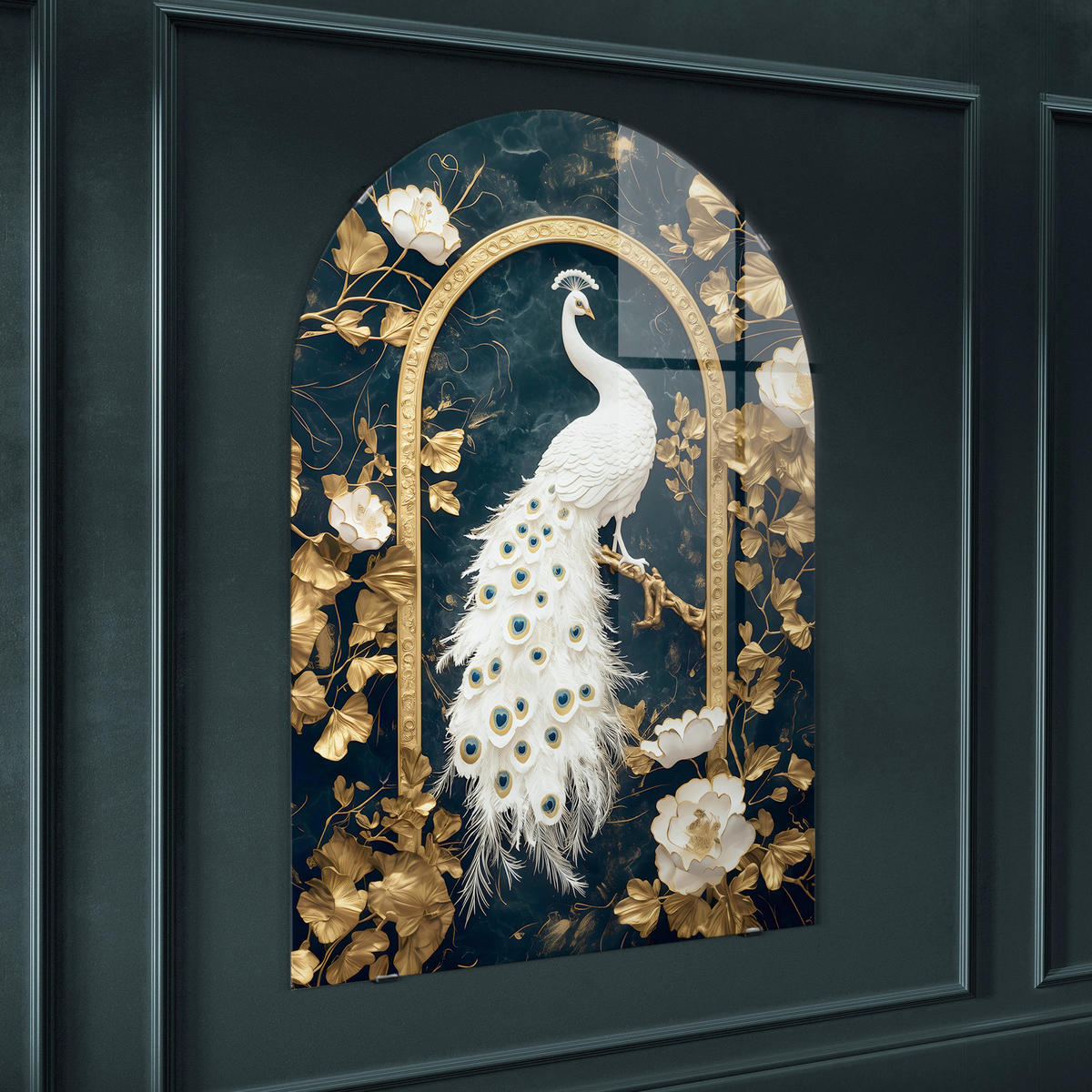 GLASBILD Tiere 70/100 cm  - Multicolor, Basics, Glas/Papier (70/100cm)