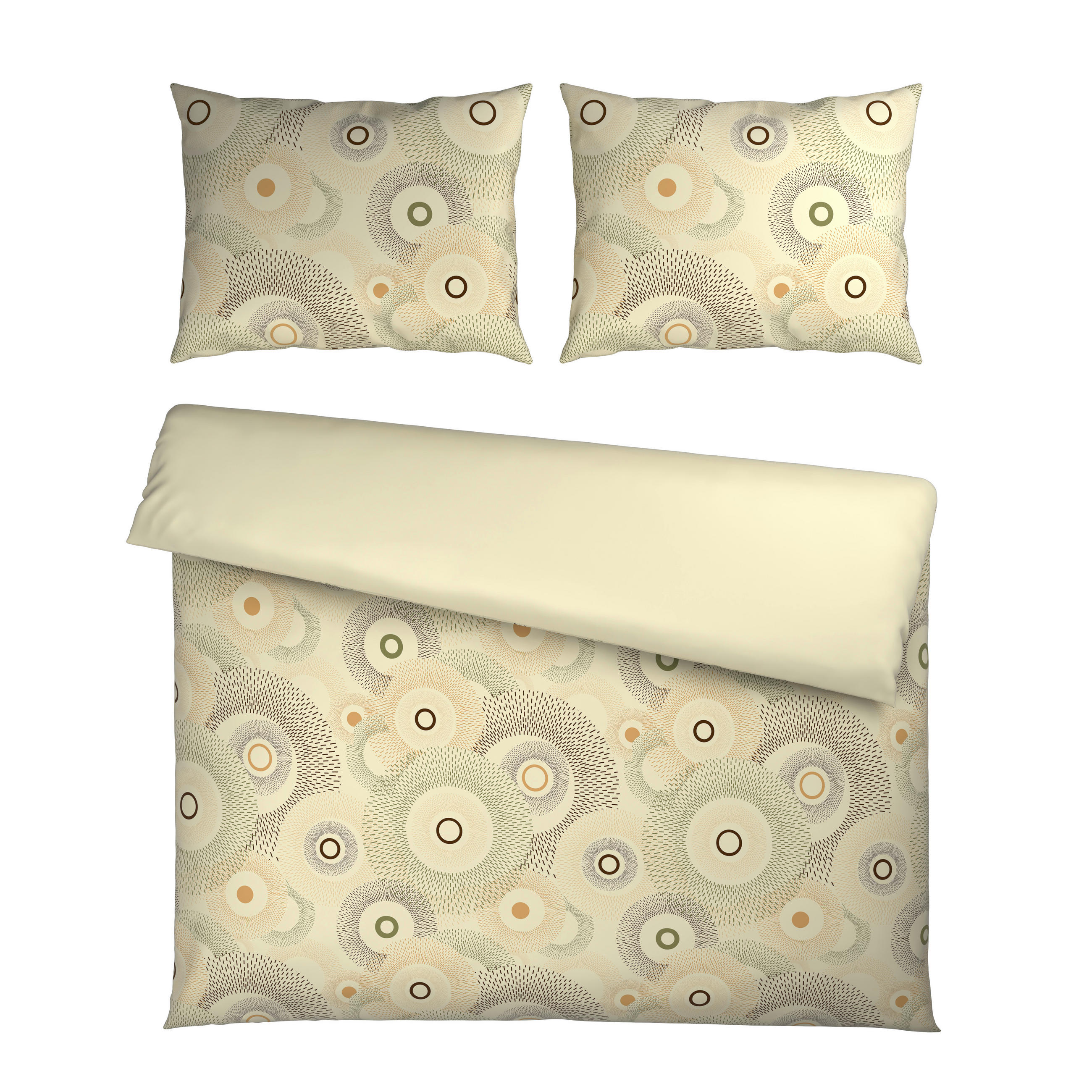 POSTELJINA SA DVA LICA 200/200 cm saten bež  - bež, tekstil (200/200cm) - Esposa