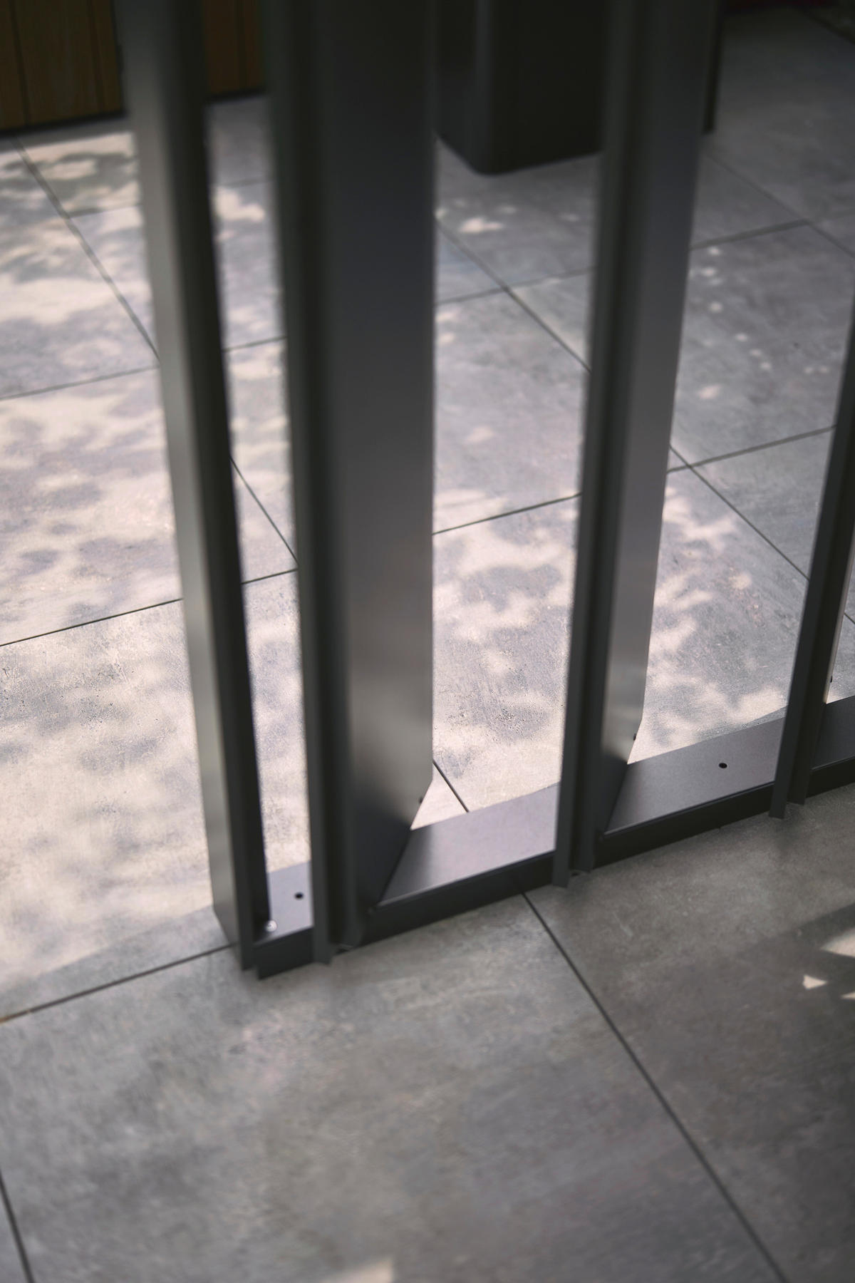 PAVILLON-SEITENTEIL - Dunkelgrau, Design, Metall (235/10/364cm) - Biohort