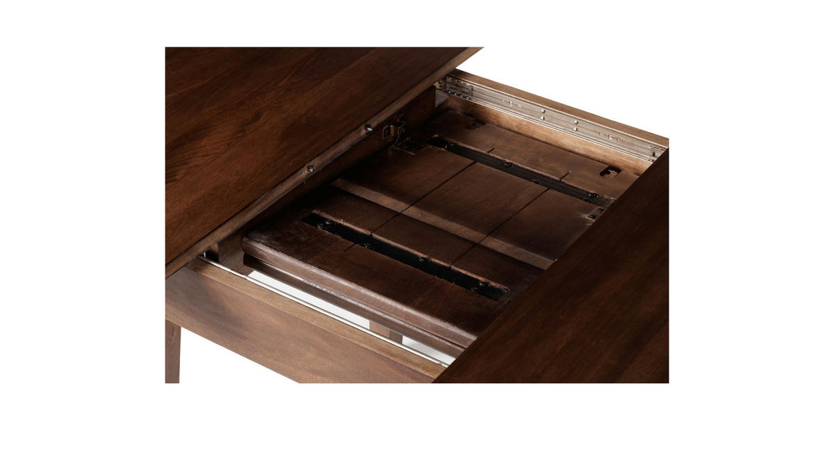 ESSTISCH in Holz  - Walnussfarben, MODERN, Holz (115cm) - Livetastic