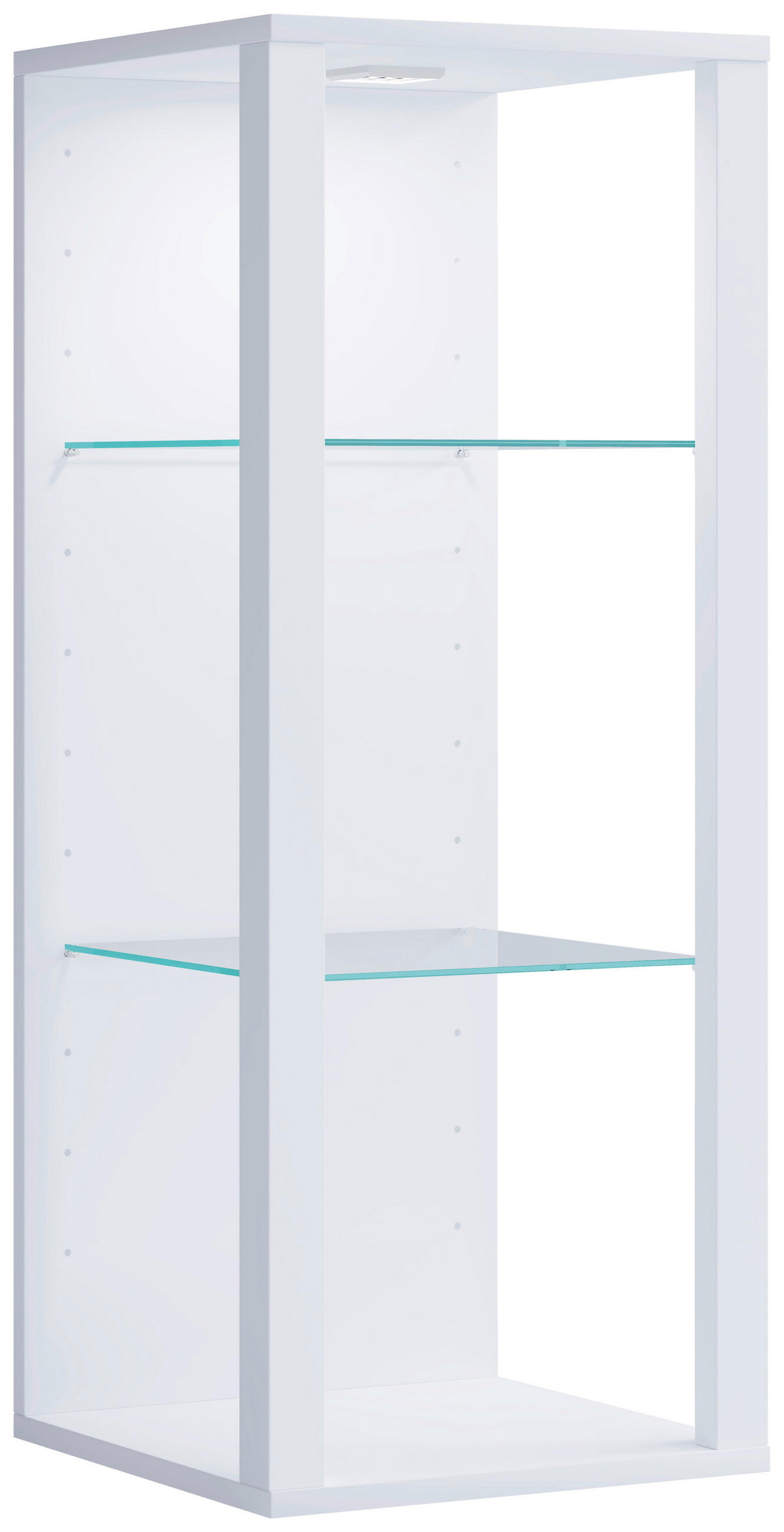 HÄNGEVITRINE in Weiss - Weiss, Design, Glas/Holzwerkstoff (35/90/35cm) - MID.YOU