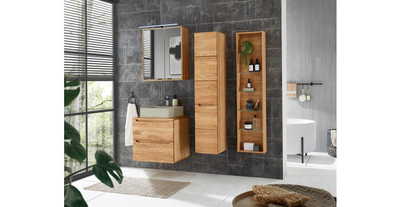 WASCHBECKENUNTERSCHRANK 80/54/46 cm  - Eichefarben, KONVENTIONELL, Holz/Holzwerkstoff (80/54/46cm) - Linea Natura