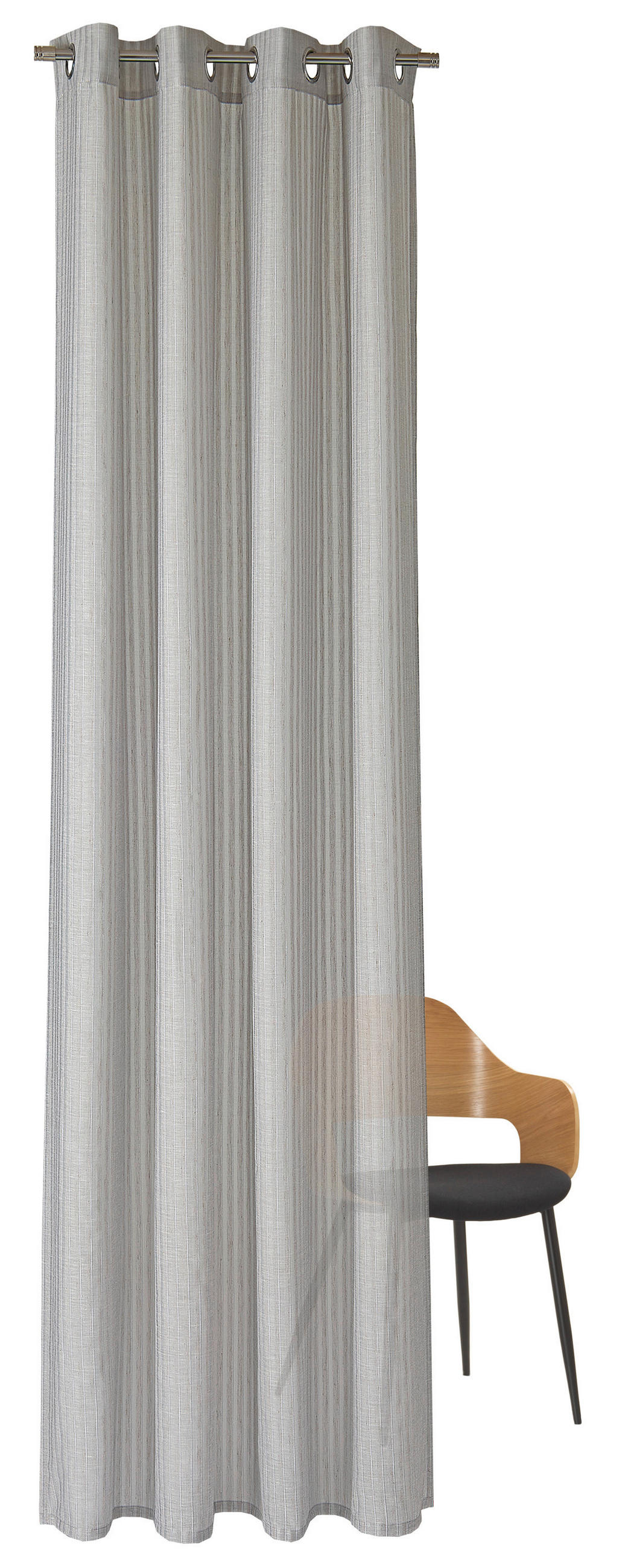 ESPRIT ZAVJESA E-SULVA siva   - siva, Basics, tekstil (140/250cm) - Esprit
