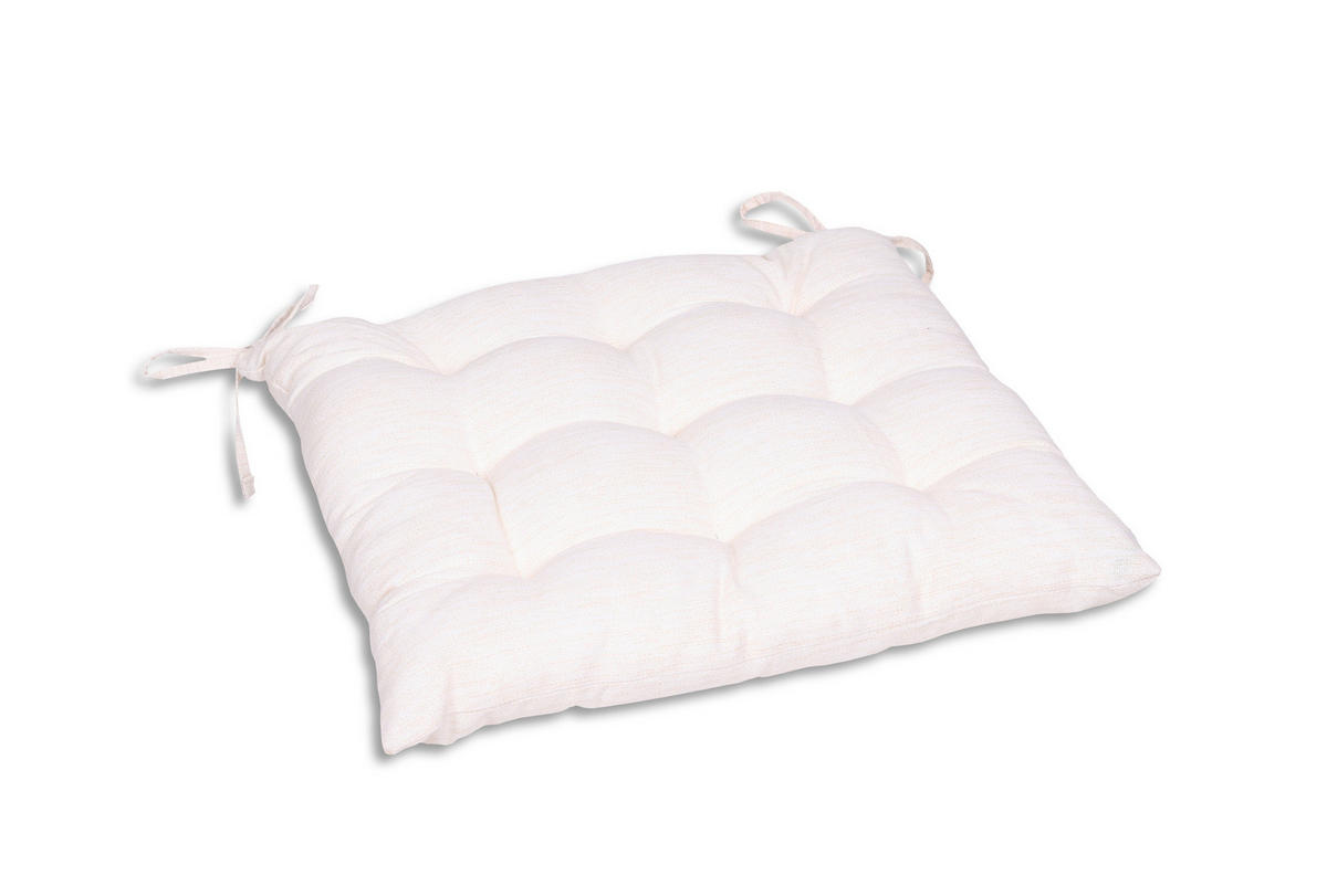 GARTENSITZKISSEN in Naturfarben 40/40 cm  - Naturfarben, Design, Textil (40/40cm)