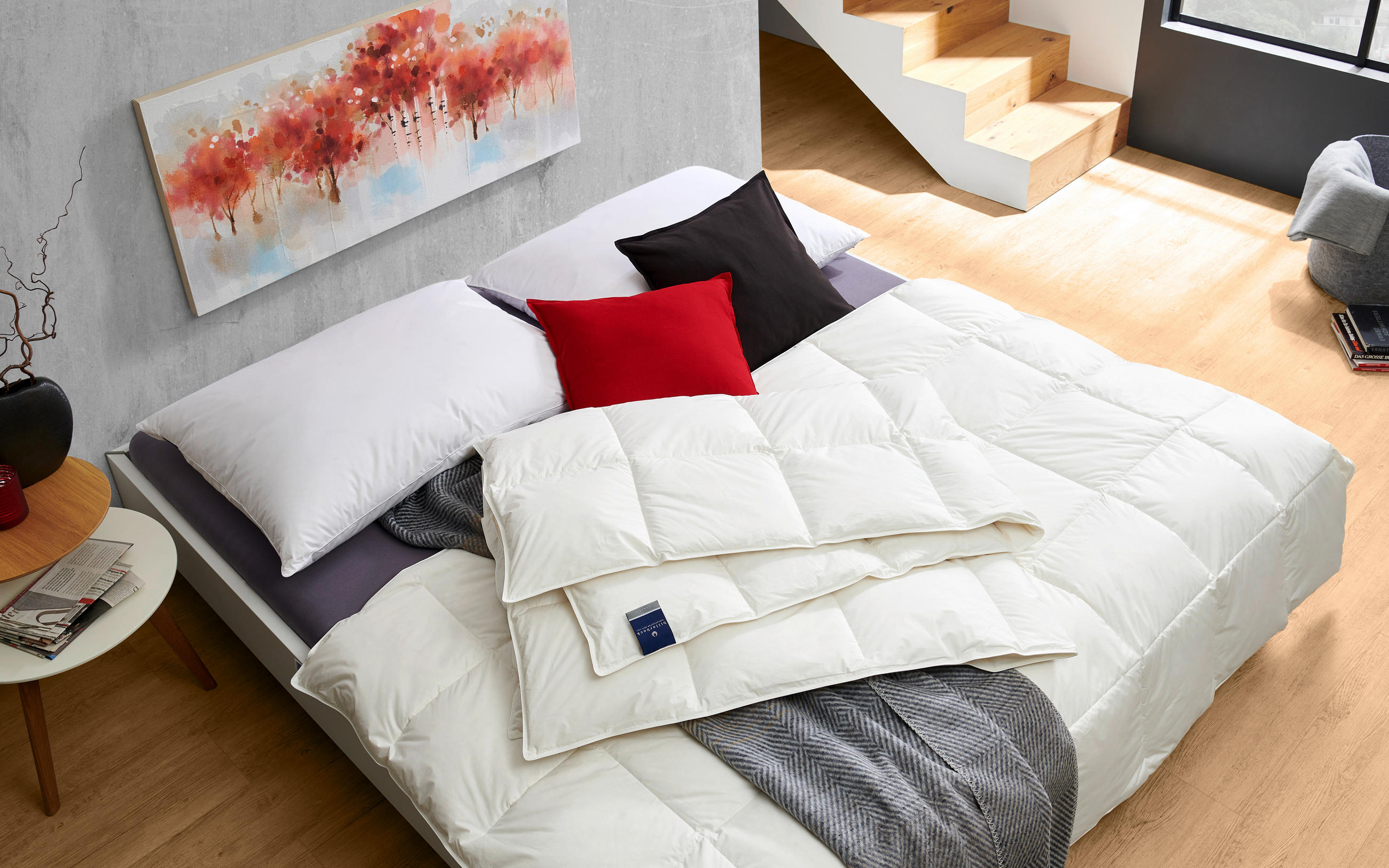 NYÁRI PAPLAN 135/200 cm - fehér, Natur, textil (135/200cm) - Billerbeck
