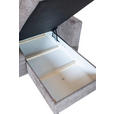 ECKSOFA Braun Flachgewebe - Schwarz/Braun, KONVENTIONELL, Textil/Metall (252/162cm) - Carryhome