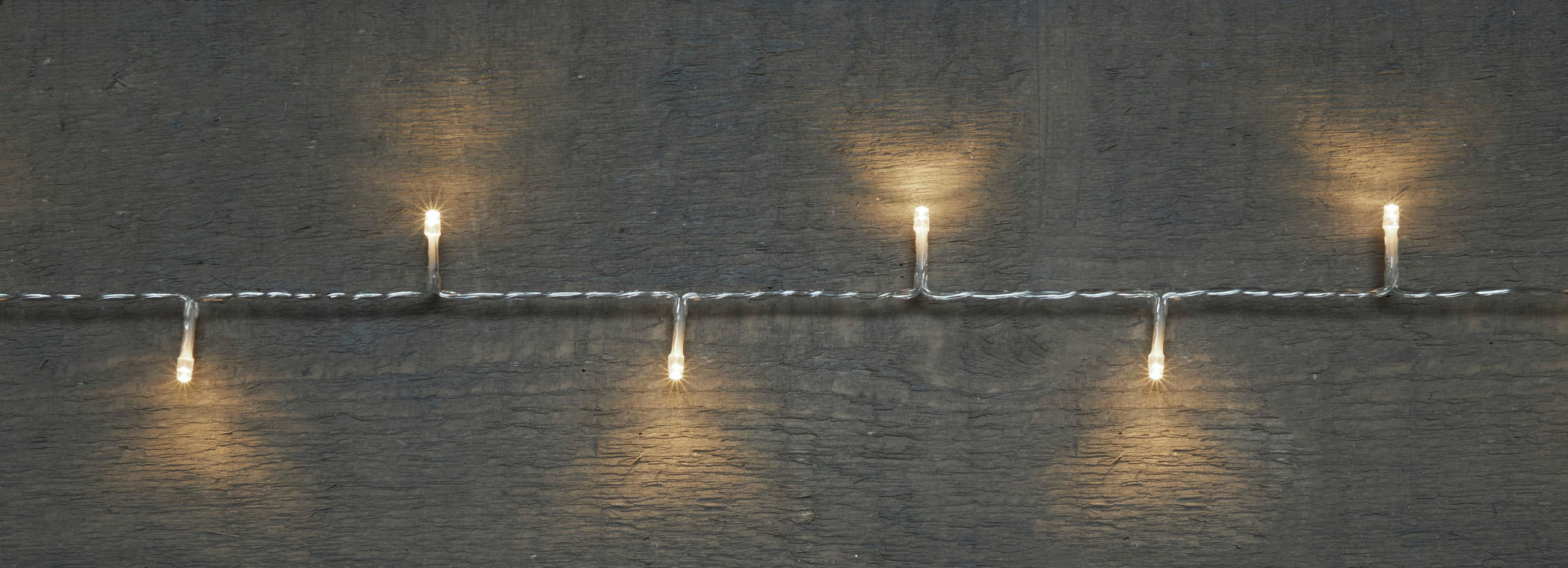 Lichterkette mit 20 LED´s 150 cm  - Transparent, Basics, Kunststoff (150cm) - X-Mas