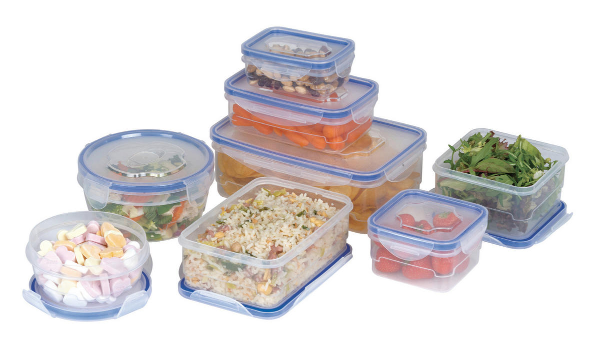 FRISCHHALTEDOSENSET 16-teilig  - Transparent, Basics, Kunststoff (28/15,5/15,2cm)