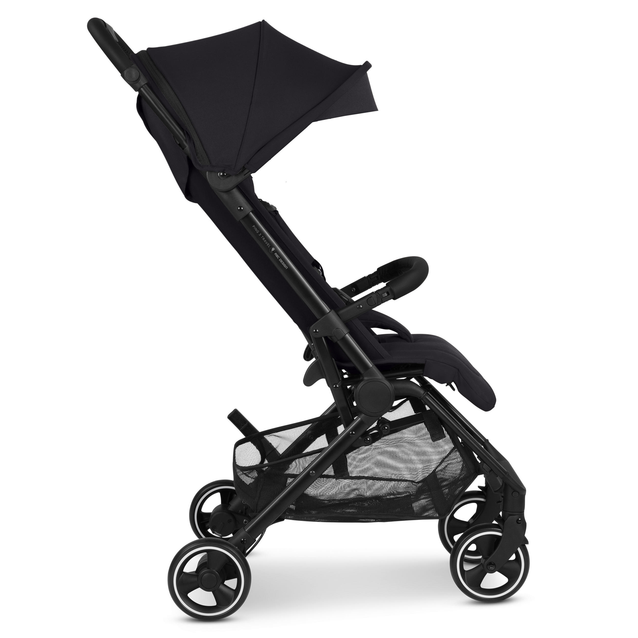 BUGGY Ping 3 Travel  - Schwarz, Basics, Textil/Metall (51/107/81cm) - ABC Design