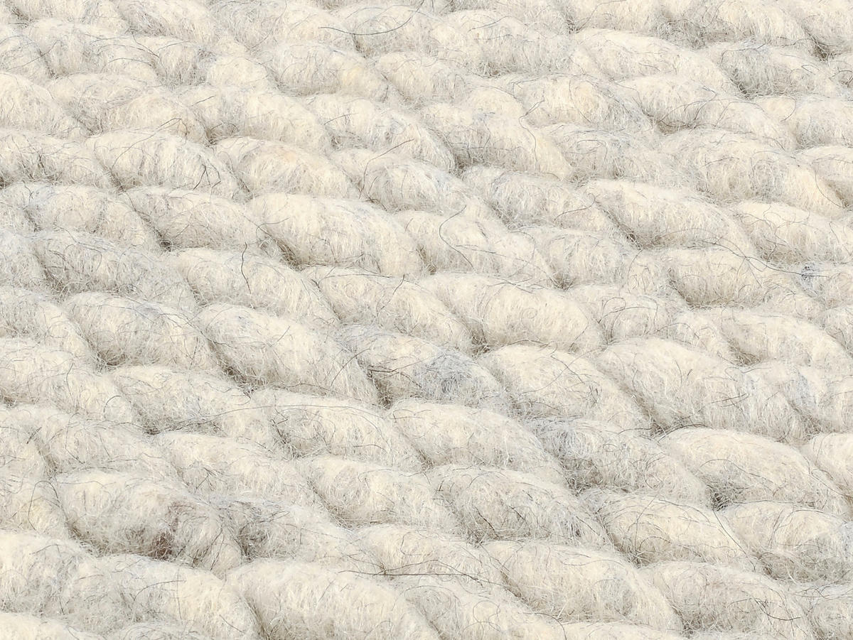 HANDWEBTEPPICH 160/230 cm Hellgrau  - Hellgrau, Basics, Textil (160/230cm) - Linea Natura