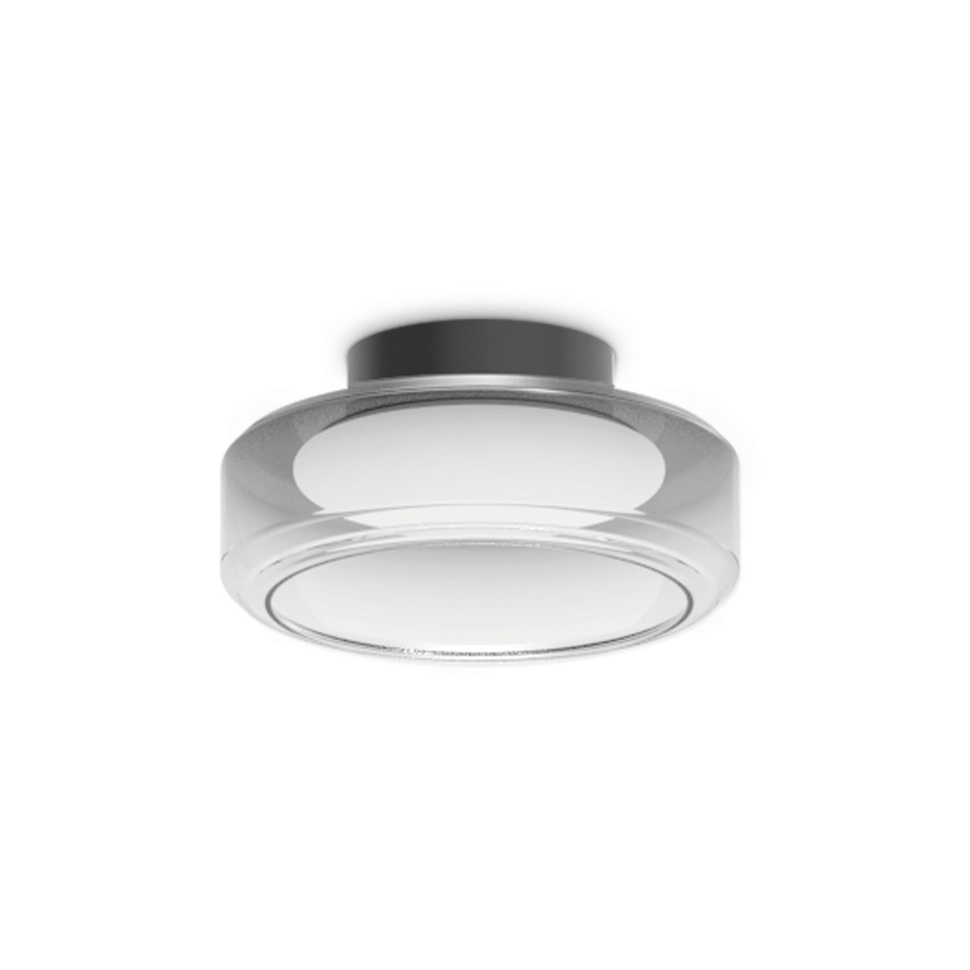 Ideal Lux Led-Deckenleuchte Topico Hellgrau 17 cm