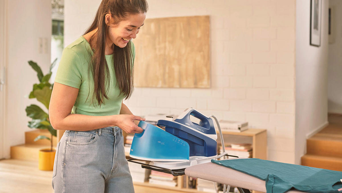 DAMPFBÜGELSTATION - Basics (36/25/18cm) - Braun