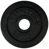 HANTELSCHEIBE  - Schwarz, KONVENTIONELL, Metall (12,6/12,6/2cm)
