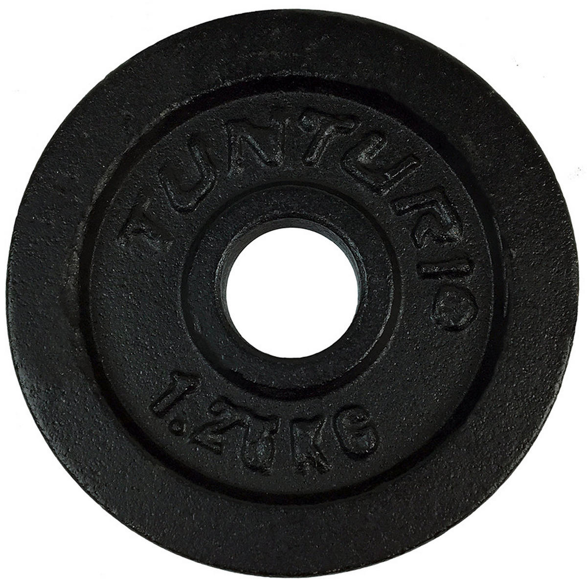 HANTELSCHEIBE  - Schwarz, KONVENTIONELL, Metall (12,6/12,6/2cm)
