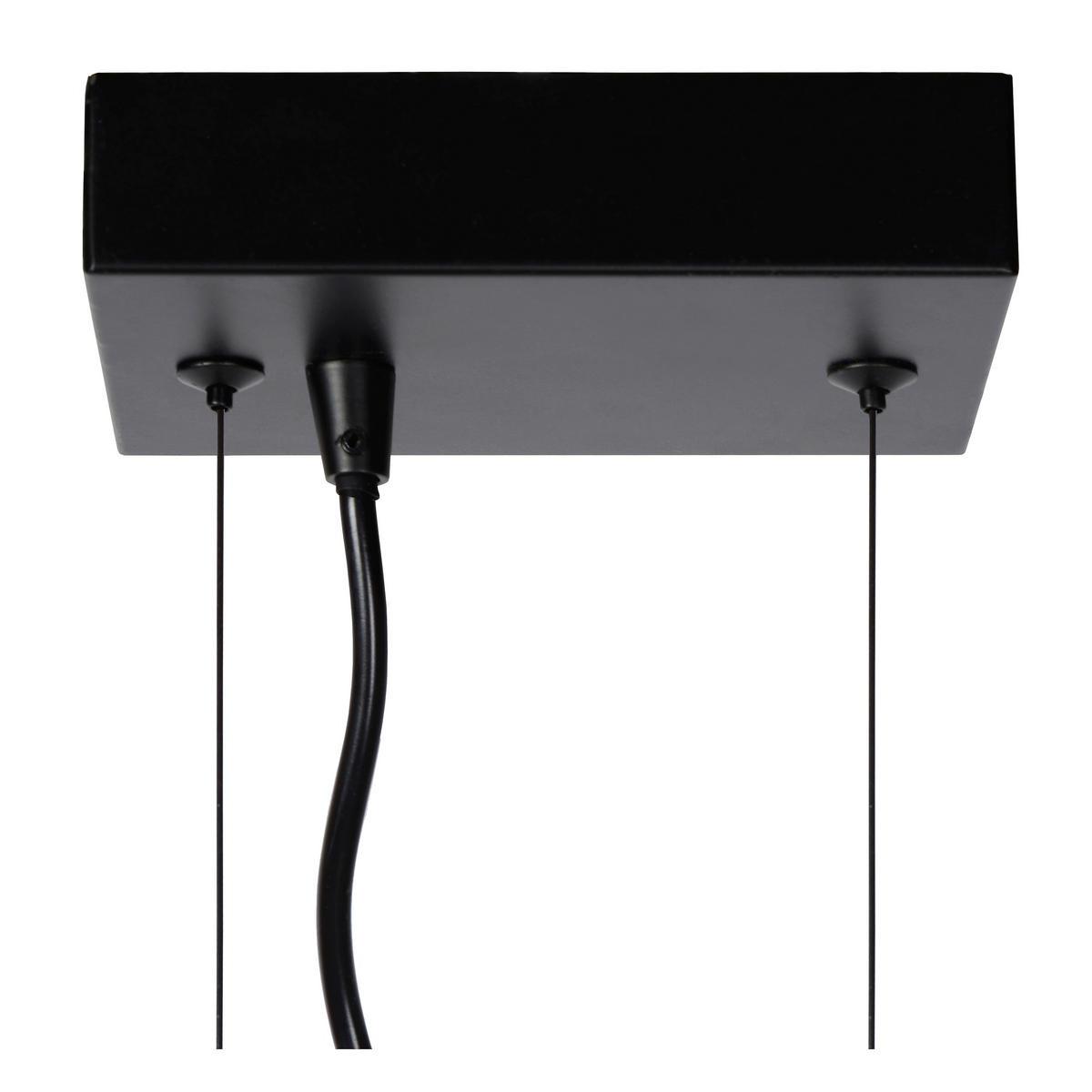 HÄNGELEUCHTE 20/25/161 cm    - Schwarz, Basics, Metall (20/25/161cm) - Lucide