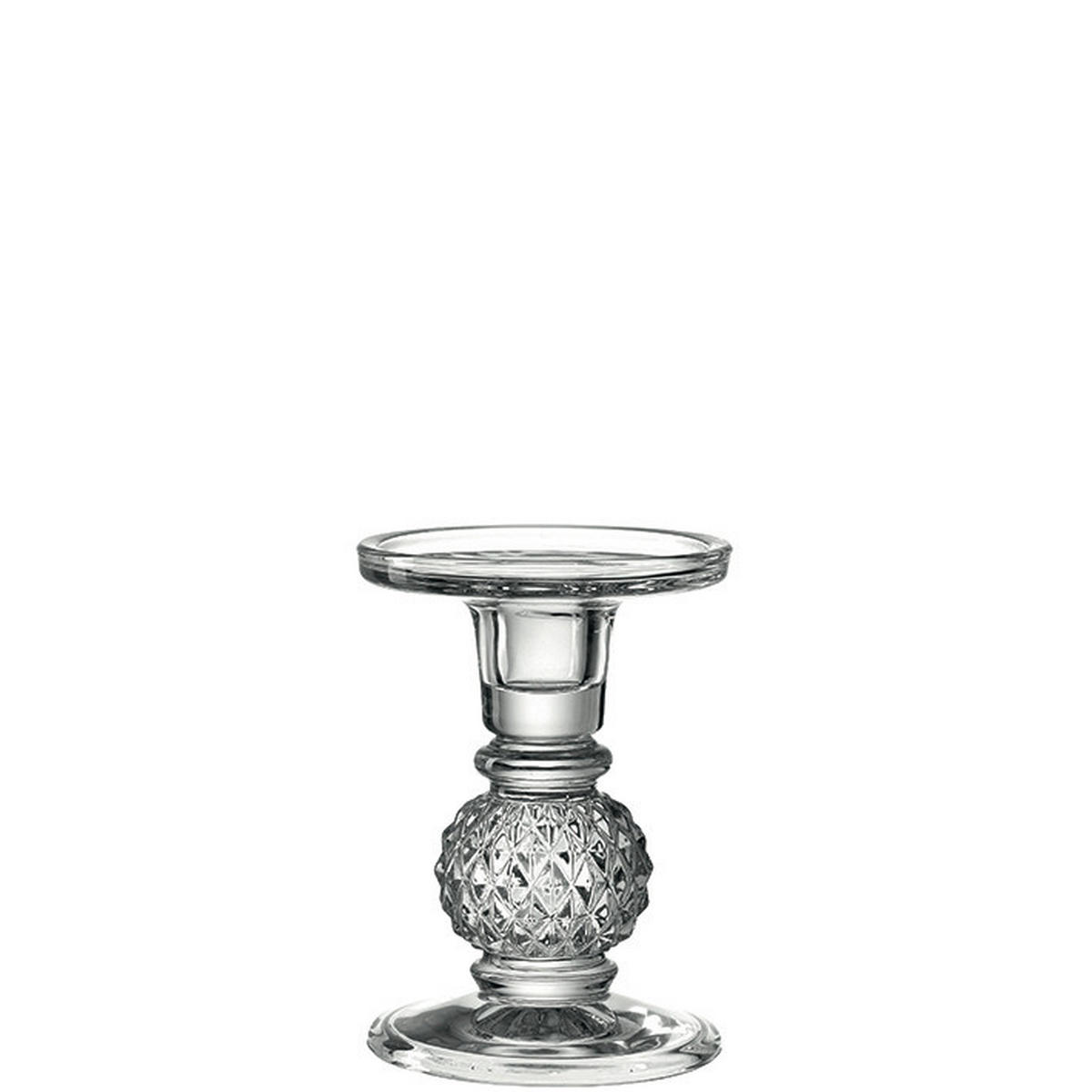 SVEČNIK - prosojno, Basics, steklo (9,20/12,80cm)