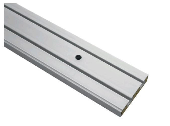 VODILO ZA ZAVESE   120 cm    bela  - bela, Konvencionalno, umetna masa (120cm) - Gardinia