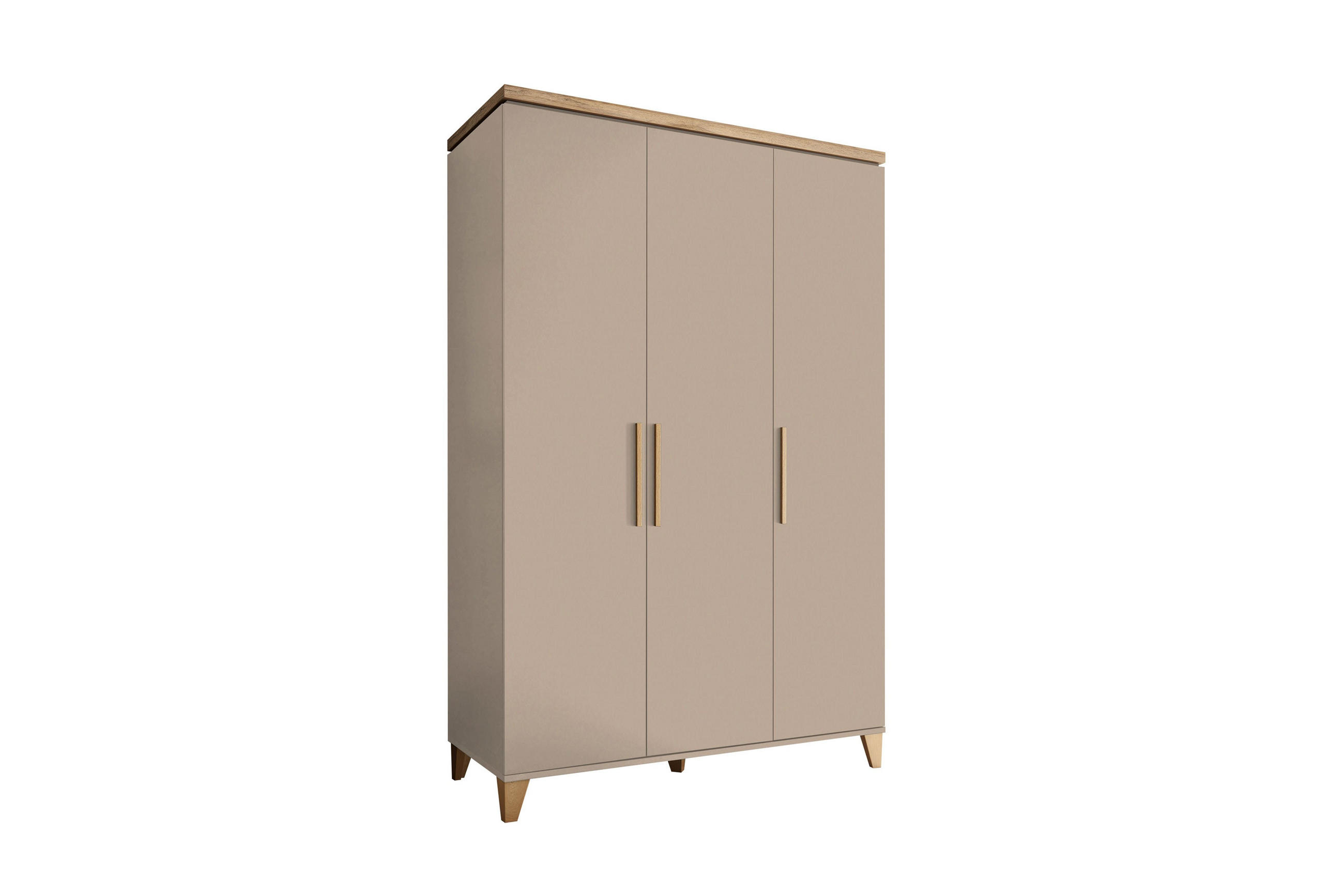 BABYGARDEROB Luca / Corner  - kashmir, Basics, trämaterial (126/208/57cm)