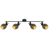 Strahler Jodie Jodie 90/12/26 cm   - Klar/Goldfarben, Basics, Glas/Metall (90/12/26cm) - Globo