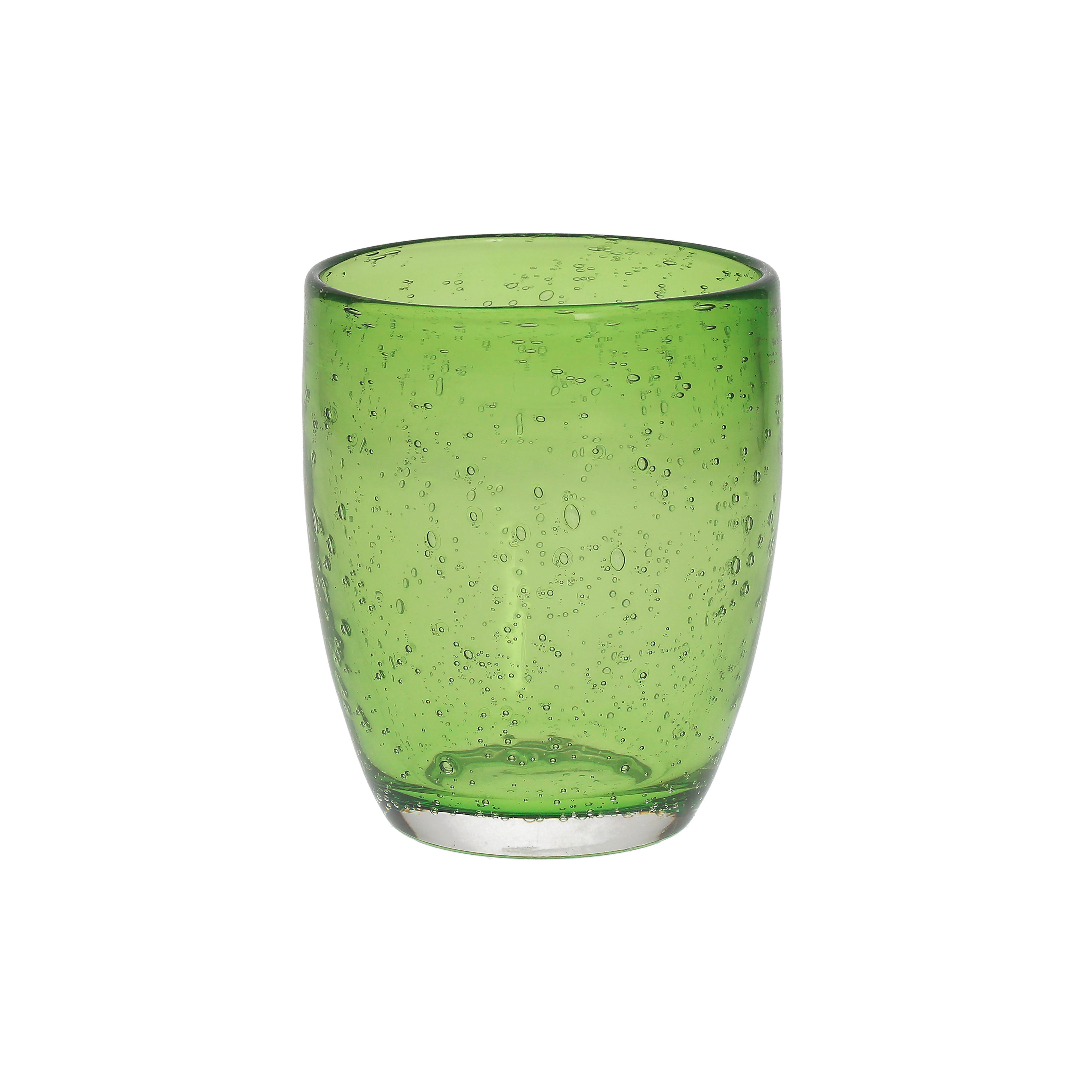 KOZAREC Bubbles  - zelena, Basics, steklo (8,5/10cm) - Tognana