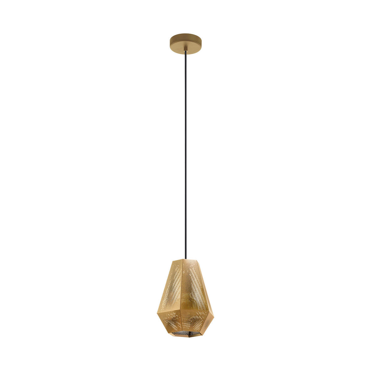 VISEČA SVETILKA  Chiavica 24/27,5/20 cm           E27 - barve medenine, Konvencionalno, kovina (24/27,5/20cm)