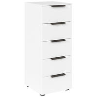 KOMMODE 40/100/42 cm  in Graphitfarben, Weiss  - Weiss/Graphitfarben, Modern, Kunststoff (40/100/42cm) - Rauch Möbel