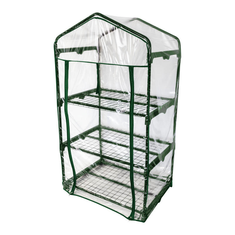 BALKONGEWÄCHSHAUS - Transparent, Basics, Metall (68/128/49cm)