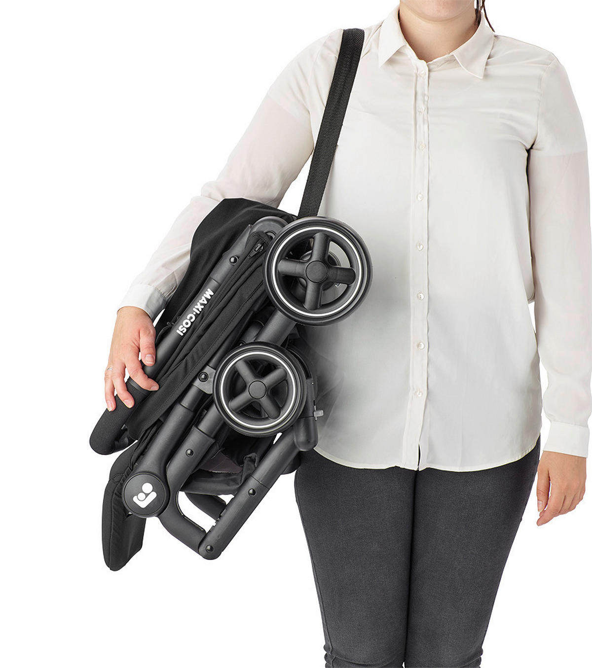 KIŠOBRAN KOLICA  Lara 2  - grafitno siva, Osnovno, metal/plastika (50/104/70cm) - Maxi-Cosi