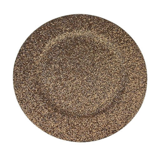 DEKOTELLER - Braun, Basics, Kunststoff (33/33/2cm)