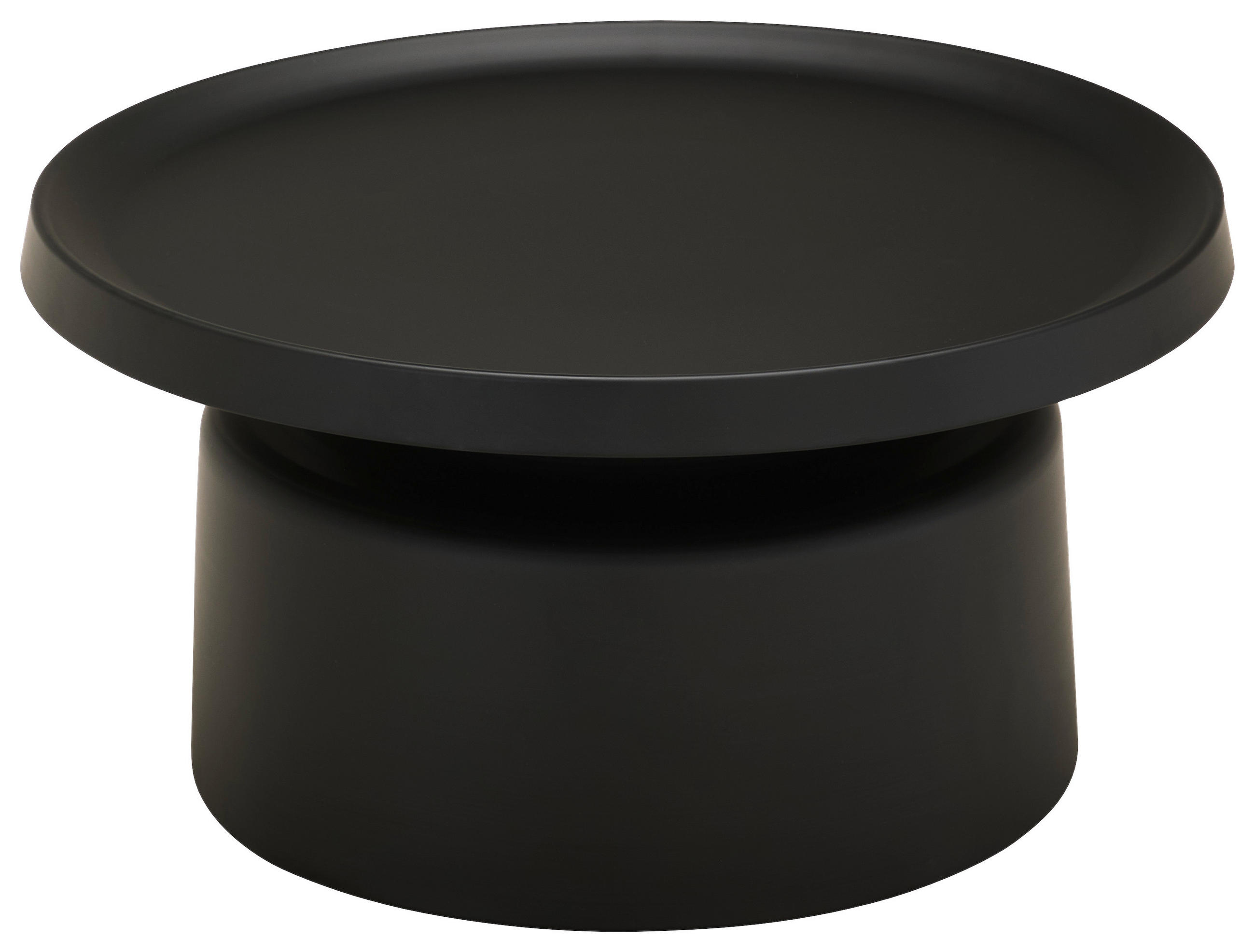 BEISTELLTISCH 70/70/36 cm Schwarz rund  - Schwarz, Design, Metall (70/70/36cm) - Landscape