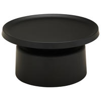 BEISTELLTISCH 70/70/36 cm Schwarz rund  - Schwarz, Design, Metall (70/70/36cm) - Landscape