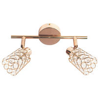 STRAHLER York 37/8/17 cm   - Transparent/Roségold, KONVENTIONELL, Glas/Metall (37/8/17cm)