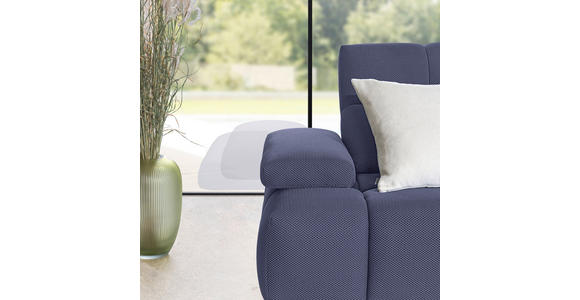 ECKSOFA in Struktur Violett 313/233 cm - Violett/Schwarz, Design, Kunststoff/Textil (313/233cm) - Emilio Belluti