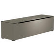 LOWBOARD  160/43/45 cm  - Schwarz/Grau, Design, Glas/Holzwerkstoff (160/43/45cm) - Moderano