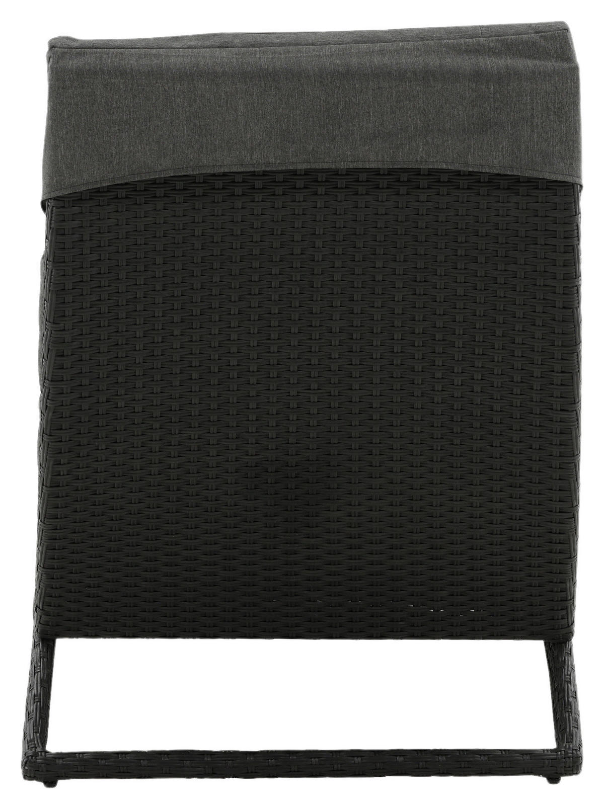 SOLSÄNG   64/84/158 cm  - svart, Klassisk, plast (64/84/158cm) - Gardenson