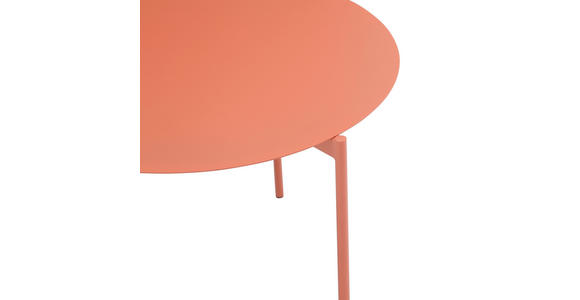 COUCHTISCH in Metall 60/60/45 cm  - Terracotta, Design, Metall (60/60/45cm) - Carryhome