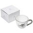 JUMBOTASSE 400 ml - Weiß/Grau, LIFESTYLE, Keramik (15,5/9/11,5cm) - Gmundner JUMBOTASSE 400 ml - Weiß/Grau, LIFESTYLE, Keramik (15,5/9/11,5cm) - Gmundner