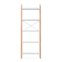 REGAL 61/170/26 cm naravne barve, bela  - barva oreha/bela, Basics, les (61/170/26cm) - Umbra