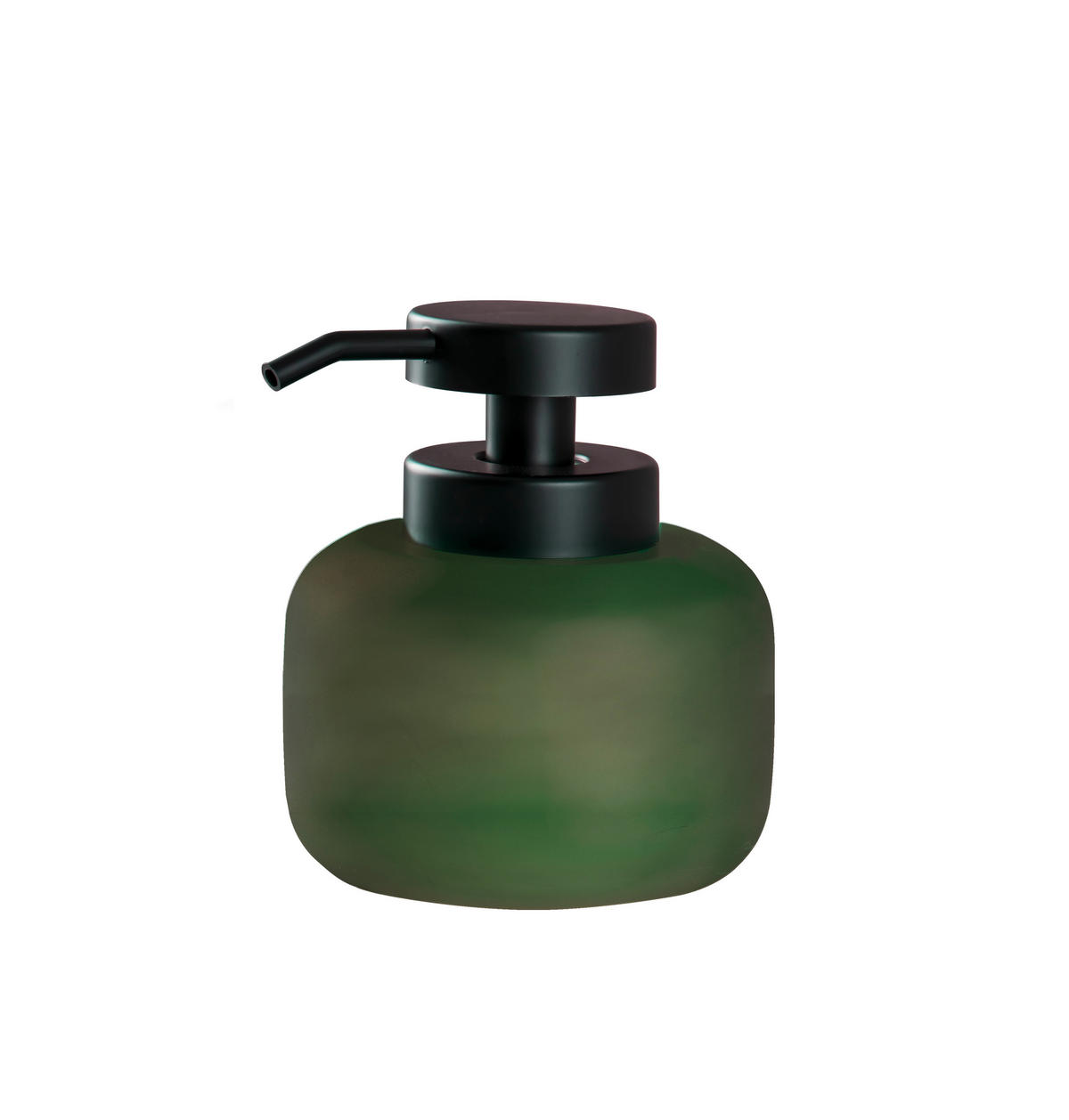 DOZATOR DE SĂPUN plastic, sticlă  - verde închis, Basics, plastic/sticlă (10/11,5/10cm) - Sadena
