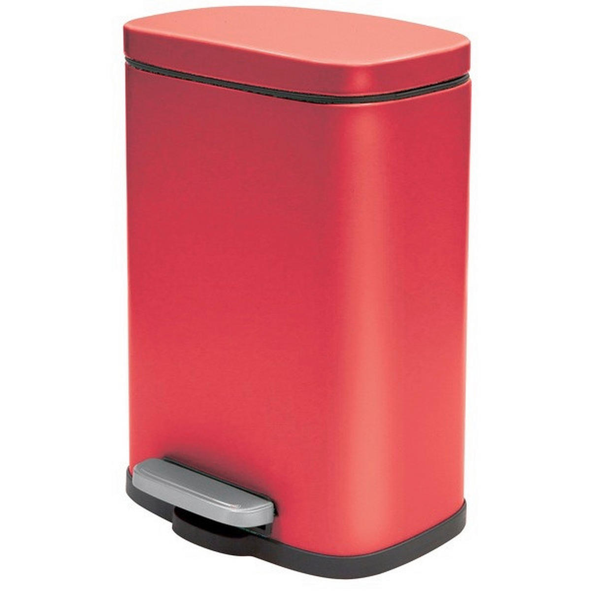 TRETEIMER AKIRA 5 L  - Rot/Schwarz, Basics, Kunststoff/Metall (21,4/17,6/30cm)