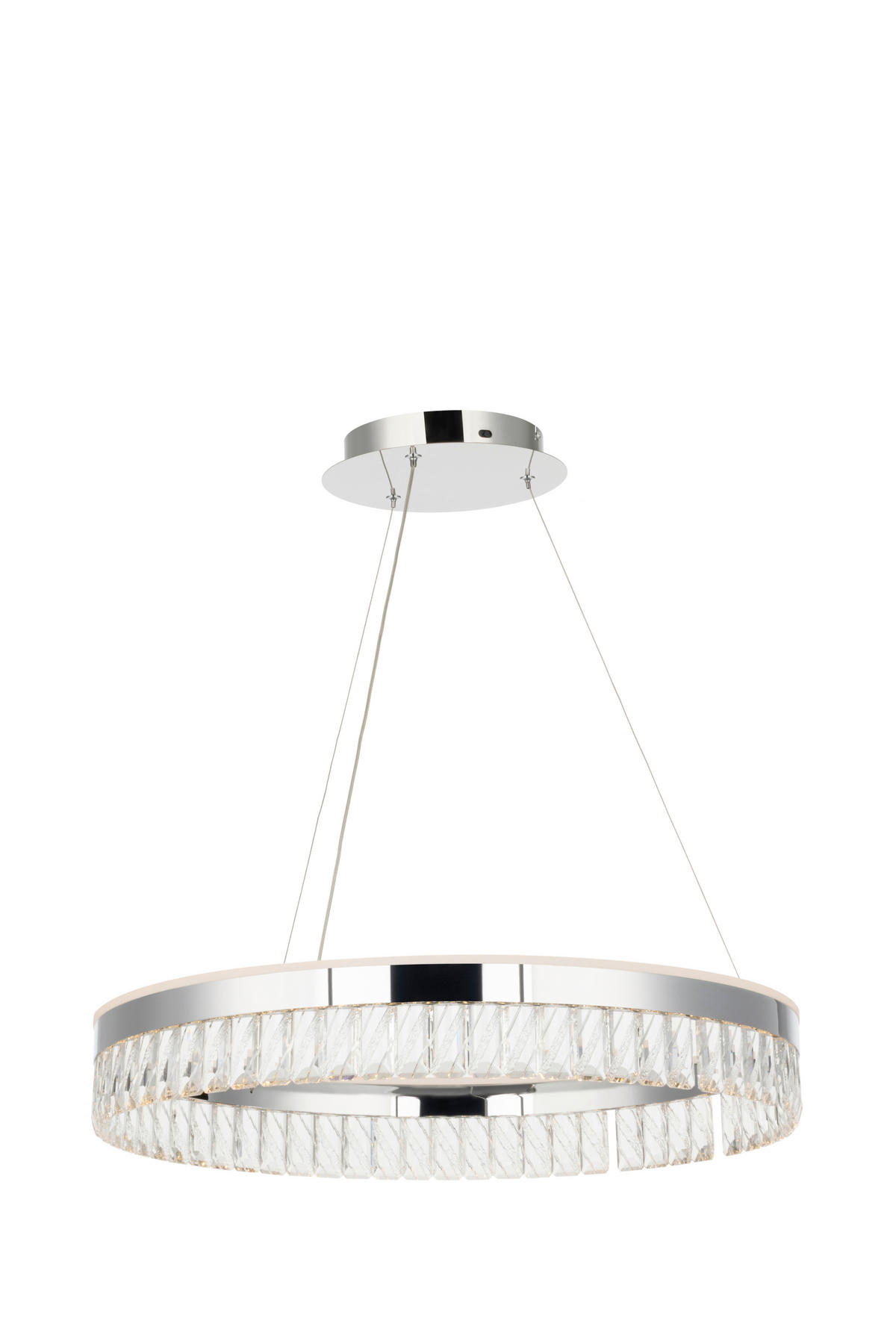 LED-HÄNGLAMPA Bunda 60/150 cm  - klar, Design, metall/glas (60/150cm) - Glandor