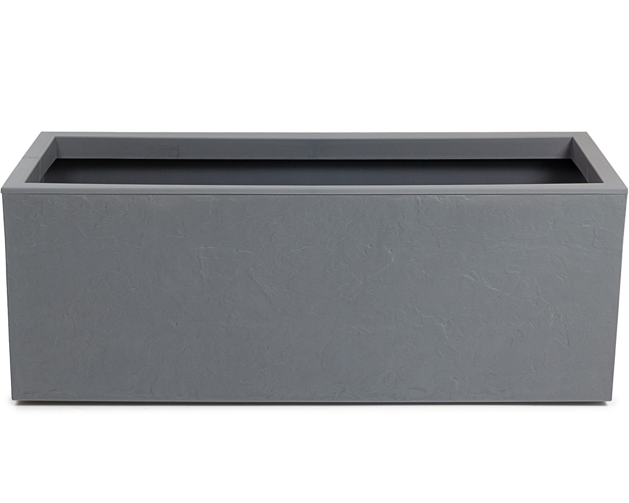 BLUMENKASTEN  - Grau, Basics, Kunststoff (80/30/30cm)